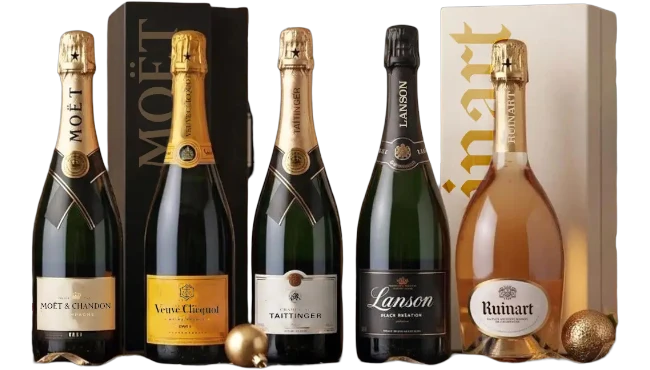 Bouteilles de champagne