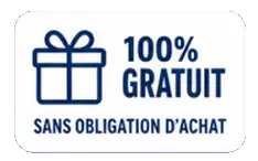 100% gratuit sans obligation d'achat